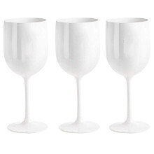 Elegant Unbreakable Plastic Wine Glasses, Shatterproof Stemless Cups for Parties and Home Use