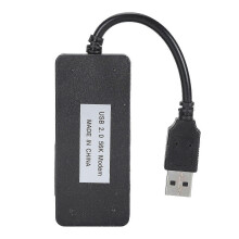 Εξωτερικό μόντεμ δεδομένων φαξ USB 56K με διπλές θύρες RJ11 για Windows και Li