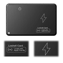 Wallet Tracker with Wireless Charging, GPS Location, Smart Card for Find My App, Slim Bluetooth Locator for Everyday Use