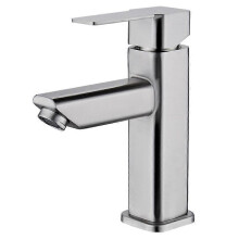 Keukenmengkraan van roestvrij staal, regelbare warm- en koudwatertoevoer, esdoornbronsgrijs, duurzame kraan.