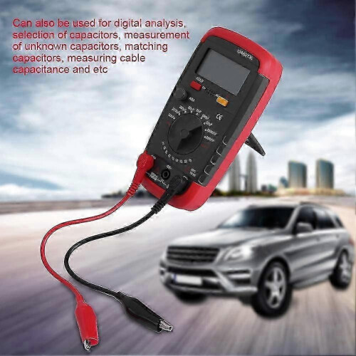 Digital Capacitance Meter Professional Tester 0.1 pF to 20000 uF with Large LCD Backlit Display 1