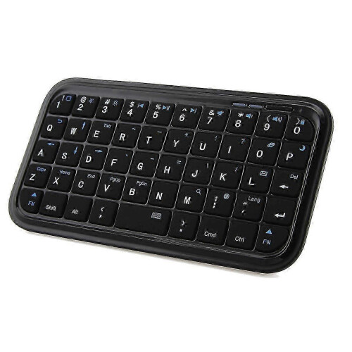 Mini tastiera wireless Bluetooth, tastiera portatile e compatta per smartphone, tablet, laptop e PC Android.