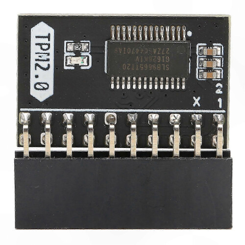 20 Pin TPM 2.0 Security Module for Windows 11, Compatible Crypto Processor with 2 x 10 Pin Header