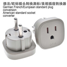 Adaptador de enchufe de EE. UU. a Europa, adaptador Schuko tipo E/F para Alemania y Francia, certificado CE, compatible