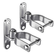 Confezione da 2 cerniere per cancelli in acciaio inox 304, cerniera per recinzione agricola resistente da 1-3/8 pollici