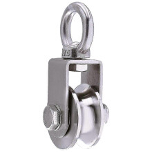 Poulie en acier inoxydable 304 avec 2 roulements, diamètre 48 mm, robuste, capacité de charge de 500 kg