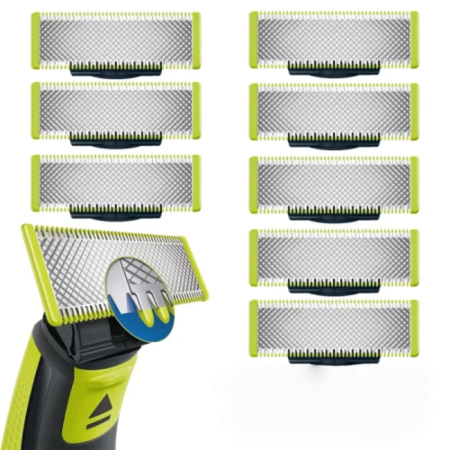 8 Pack Razor Blades Compatible With Philips OneBlade Replacement Blades