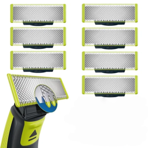 7 Pack Razor Blades Compatible With Philips OneBlade Replacement Blades