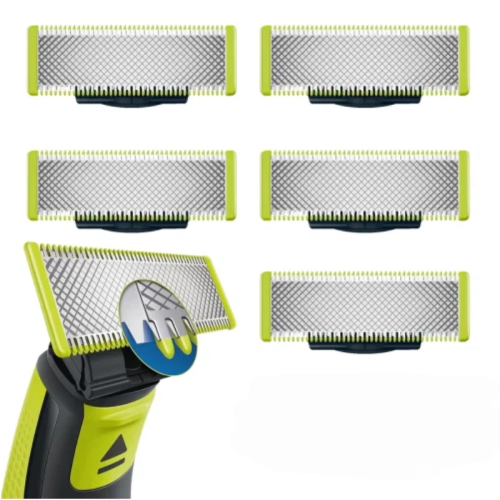 5 Pack Razor Blades Compatible With Philips OneBlade Replacement Blades