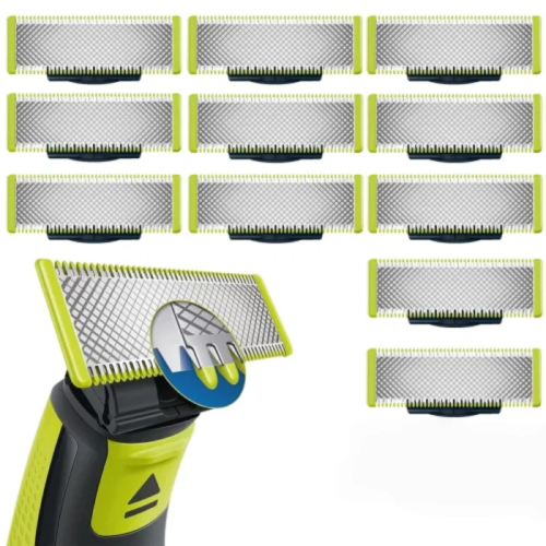 11 Pack Razor Blades Compatible With Philips OneBlade Replacement Blades