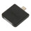 RFID ID Mobile Phone Card Reader, USB-C Interface, 125 kHz Portable Smart Card Reader, Black Compact Design 3