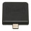 RFID ID Mobile Phone Card Reader, USB-C Interface, 125 kHz Portable Smart Card Reader, Black Compact Design 4