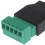 USB 2.0 τύπου A αρσενικό σε θηλυκό, 5 ακίδων, βιδωτός προσαρμογέας θωράκι 4