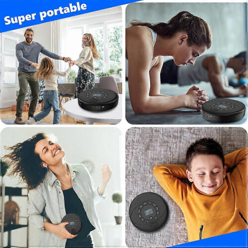 Φορητό CD Player με ενσωματωμένα ηχεία, επαναφορτιζόμενο Disc Player για οικ 1