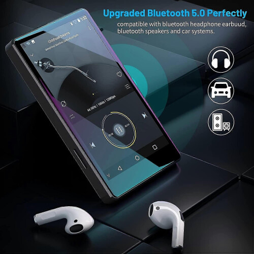 MP3 Player με Bluetooth, Spotify, Audible, Browser, Amazon Music, οθόνη αφής IPS 4,0 ιντσών για παι 2