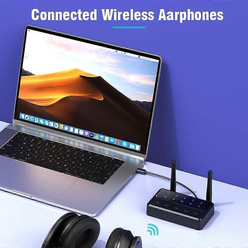 Προσαρμογέας πομπού και δέκτη ήχου Bluetooth 5.4 για τηλεόραση και ηχεία, 1