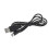 3DS Charging Cable, USB Data Sync Cable for 3DS, 3DS XL, 3DS LL, Durable Replacement Lead, Black 3