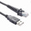 2m USB A to RJ45 Adapter Cable for Barcode Scanners, Gray, Durable Data Connection Cord for Reliable Use 3