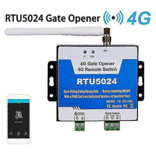 2026 RTU5024 4G GSM Αυτόματος Ελεγκτής Πρόσβασης για Πόρτες Γκαράζ, Δωρεάν Τ 1