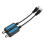 Ζεύγος προσαρμογέων Ethernet Over Coax 10/100Mbps Παθητικός ομοαξονικός πομπός/δ 2