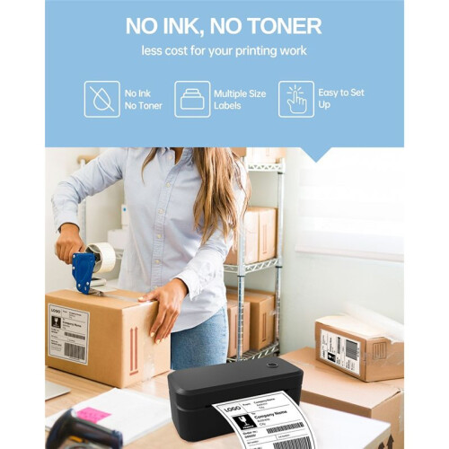 Thermal Label Printer,Wireless Label Printers for Small Business for Shipping Packages,Express Delivery Label Printer US 2