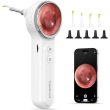 Otoscopio digitale illuminato 2026 con schermo IPS da 1,85 pollici e risoluzione HD 720p, strumento per la rimozione del