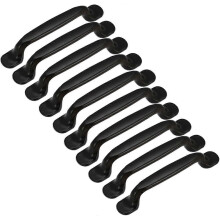 10er-Pack Küchenschranktürgriffe, 128 mm Lochabstand, Aluminium-Schubladengriffe für Schlafzimmermöbel, inklusive Schrau