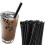 Συσκευασία των 100 πλαστικά καλαμάκια Boba Milk Tea μιας χρήσης για τσάι με 1