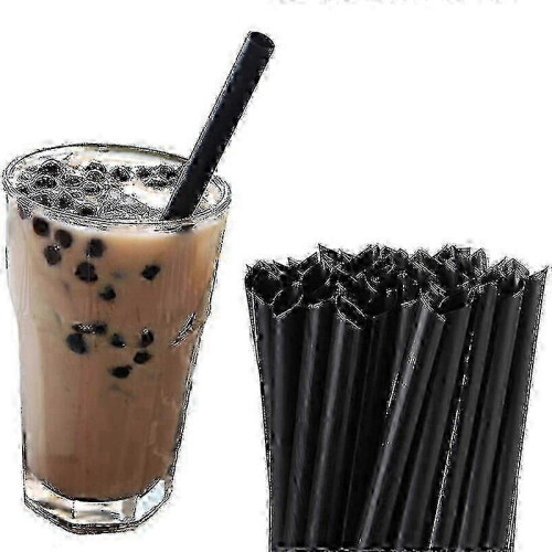 Συσκευασία των 100 πλαστικά καλαμάκια Boba Milk Tea μιας χρήσης για τσάι με