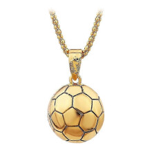 Voetbalhanger ketting, voetbalbedeltje, sieraad, cadeau voor sportliefhebbers, feestelijk accessoire voor mannen en vrou