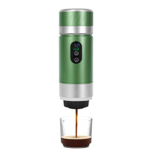 Tragbare Kaffeemaschine, 80 Ml, Selbstheizend, 20 Bar, Espressomaschine für Reisen und Büro, Geeignet für Gemahlenen Kaffee und Kapseln C