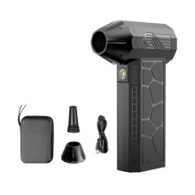 Ventilateur turbo puissant à haute vitesse (130 000 tr/min), 3 vitesses réglables, idéal pour dépoussiérer voiture, ord
