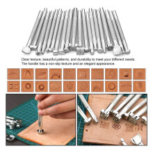Leather Working Tools Leather Tools for Carving Stamping Sewing Punching Cutting with Storage Bag for Crafting