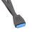 Καλώδιο μητρικής πλακέτας USB 3.0 19 ακίδων με κεφαλίδα 1 προς 2, 20 cm, καθαρ 4