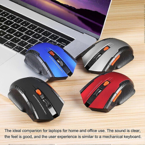Mini 2.4GHz Wireless Optical Gaming Mouse for PC, Notebook, Desktop and Laptop, Compact Ergonomic Computer Mouse for Gam 1