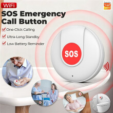 2PCS Tuya WiFi SOS Button Emergency Wireless Security Alarm Panic Device for Safety Life Remote