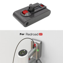 Vacuum Cleaner Battery, for Redroad V17/V17 Lite Vacuum Cleaner, (Li-Ion, 25.2V, 2500mAh) Ultra High Capacity