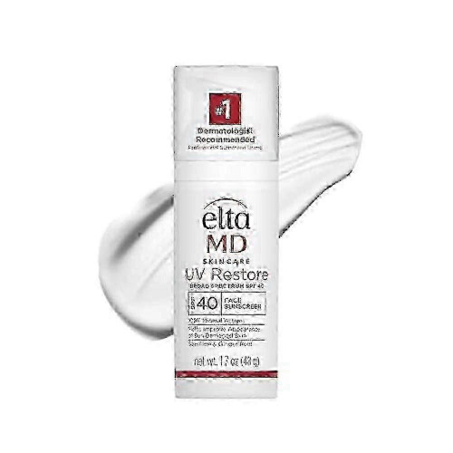 (40 White) EltaMD UVdaily SPF 40/46Facial sunscreen moisturizer, containing SPF