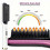 Professional Ionic Straightening Hair Brush, Fast Heating Ceramic Comb with Auto Lock and Folding Function 4