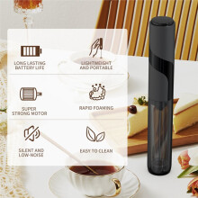 Electric Milk Frother Handheld Foam Maker for Coffee, Lattes & More Kitchen Powerful Stirrer Whisk Drink Mixer
