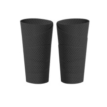 (S, Black) Calf Compression Wrap Adjustable Calf Brace Calf Support Bandage Leg Compression Sleeves for Edema Torn Calf Muscle color