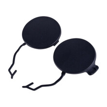 1Pair 95850515500 95850515600 Front Bumper Tow Hook Eye Cap for Cayenne 11-14 Trailer Tow Cover Exterior Parts