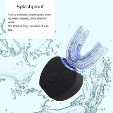 (A) U-shaped toothbrush, ultrasonic 360-degree rotating toothbrush, electric toothbrush,