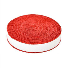 (5metre thick, Bright Red) Racket Grip Tape Solid Color Sweat Ansorplent Long-lasting Badminton Racket Grip Band for Sports