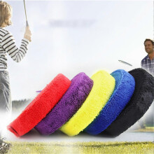 (10metre thick, Fruit Green) Racket Grip Tape Solid Color Sweat Ansorplent Long-lasting Badminton Racket Grip Band for Sports