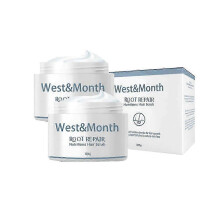 2pcs West&month Nourishing Hair Scrub Repair Damaged Hair Moisturizing Hair Root Anti-falling Solid Hair Scrub