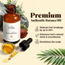 (3pcs) Vital Strands Organic Batana Oil for Hair Growth for All Hair Types 60ml