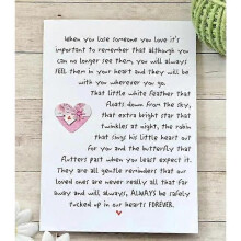 (whenyoulosesomeone) New Father's Day Greeting Card Card Button Diy Message Card Holiday Gift