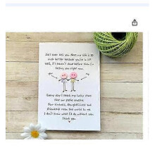 (didievertellyou) New Father's Day Greeting Card Card Button Diy Message Card Holiday Gift