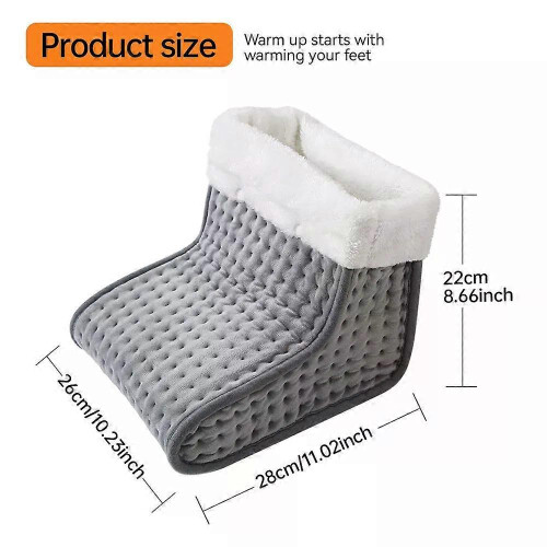 Electric Heated Foot Warmer Adjustable Temperature Heating Pad 1